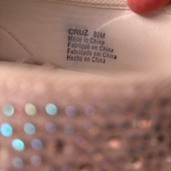 Women's Sparkling Slip-On Shoes - Picture 4 of 5